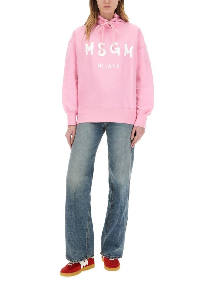 Msgm SWEATSHIRT WITH LOGO