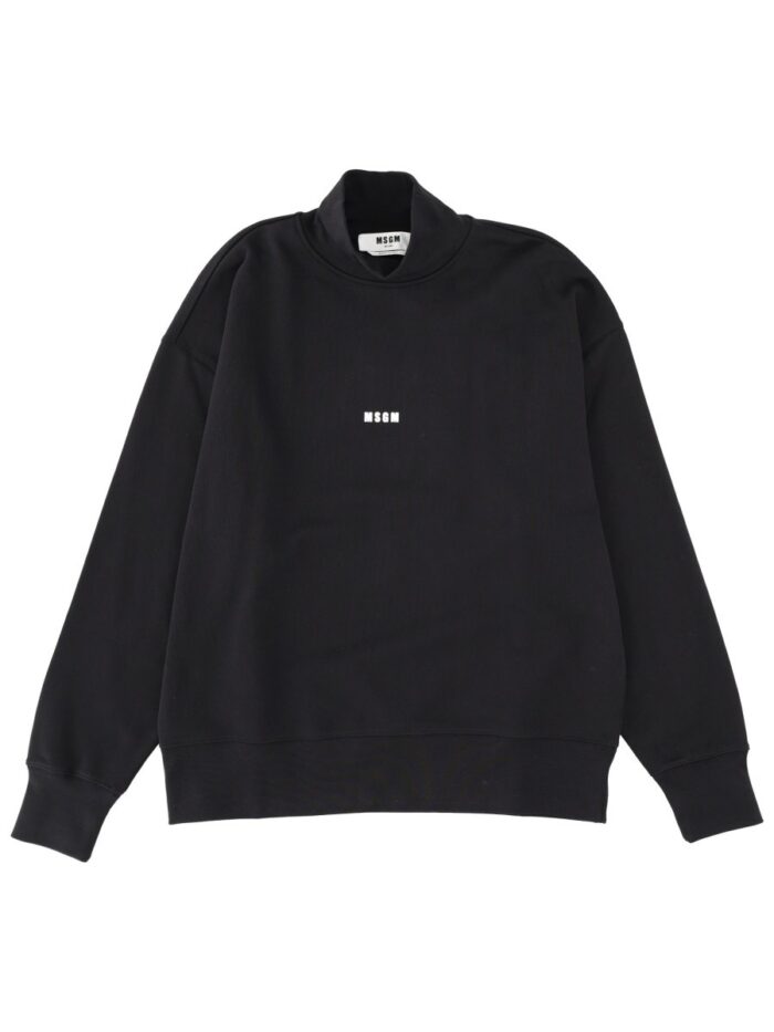 Msgm SWEATSHIRT WITH MICRO LOGO