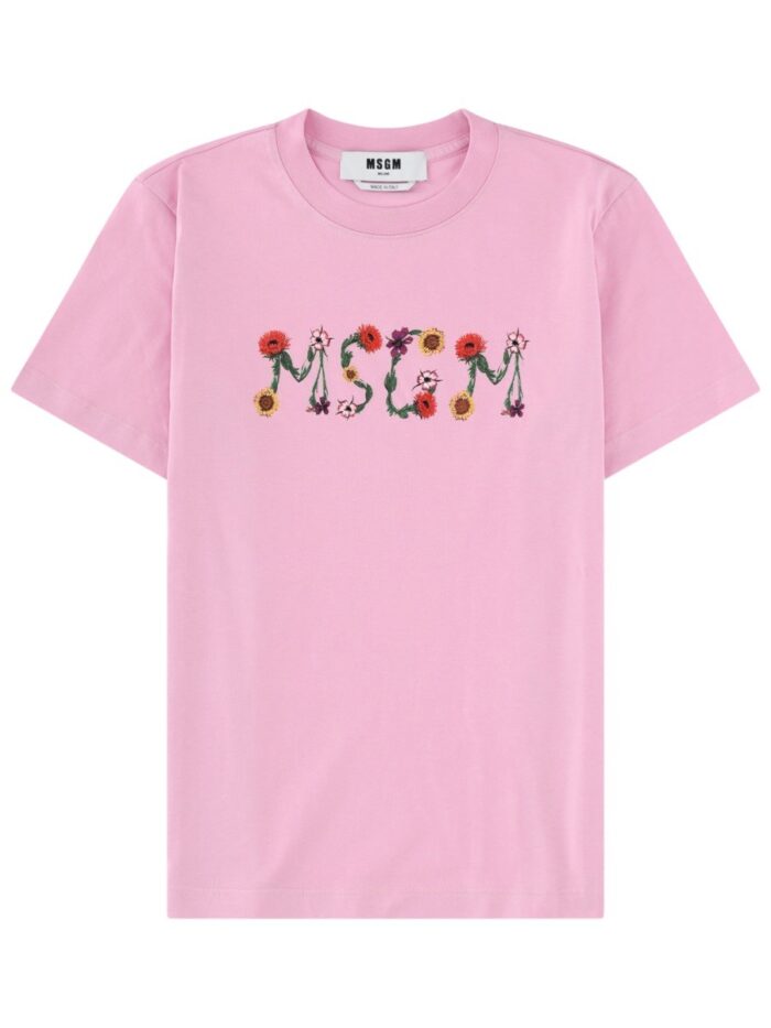 Msgm T-SHIRT CON LOGO