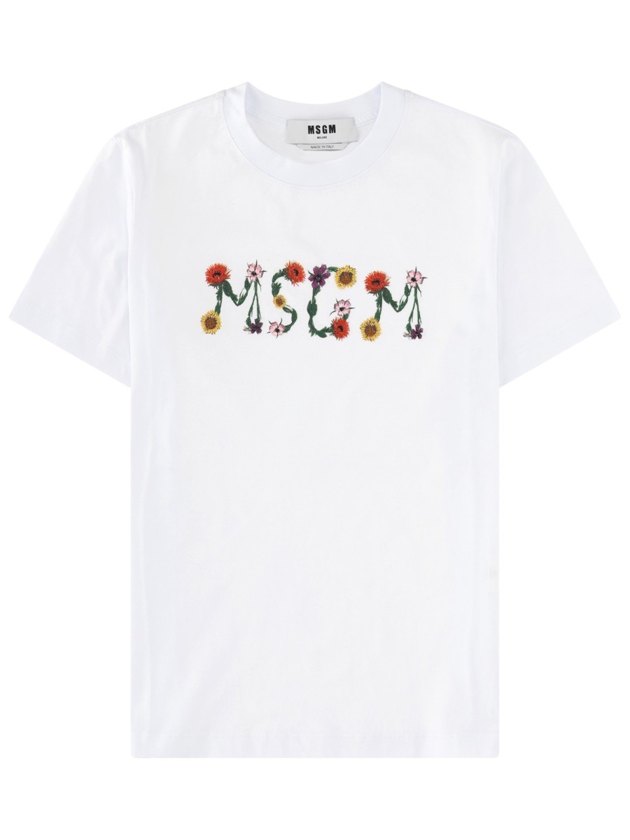 Msgm T-SHIRT CON LOGO