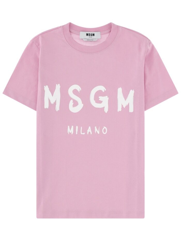 Msgm T-SHIRT CON LOGO