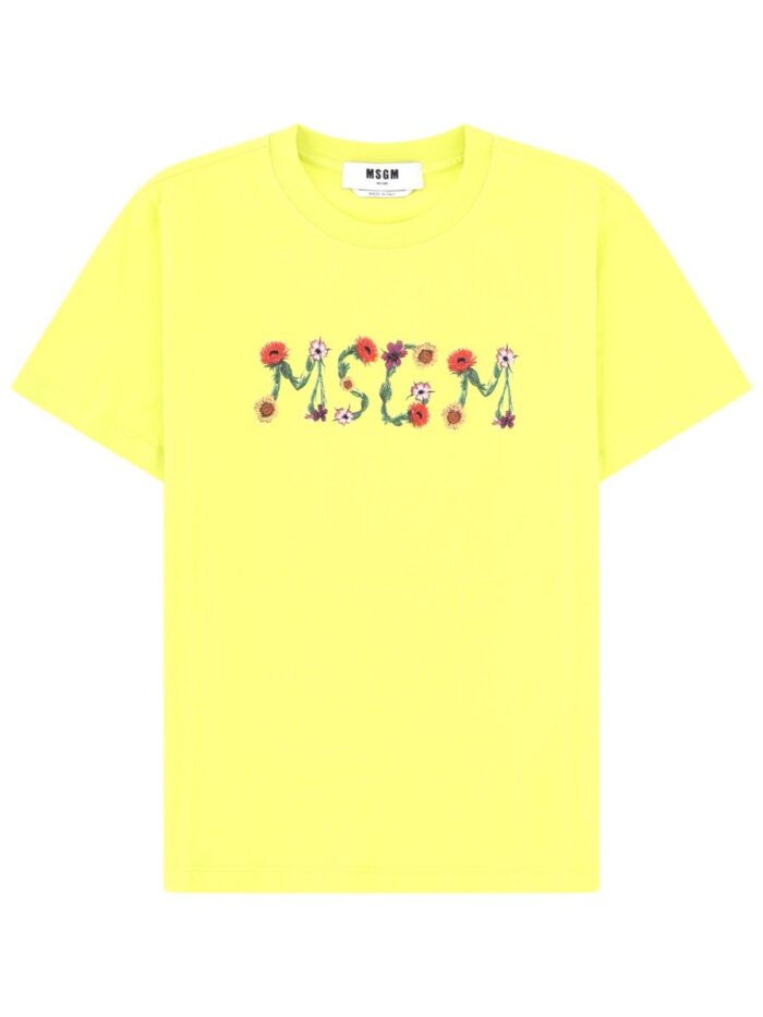 Msgm T-SHIRT CON LOGO