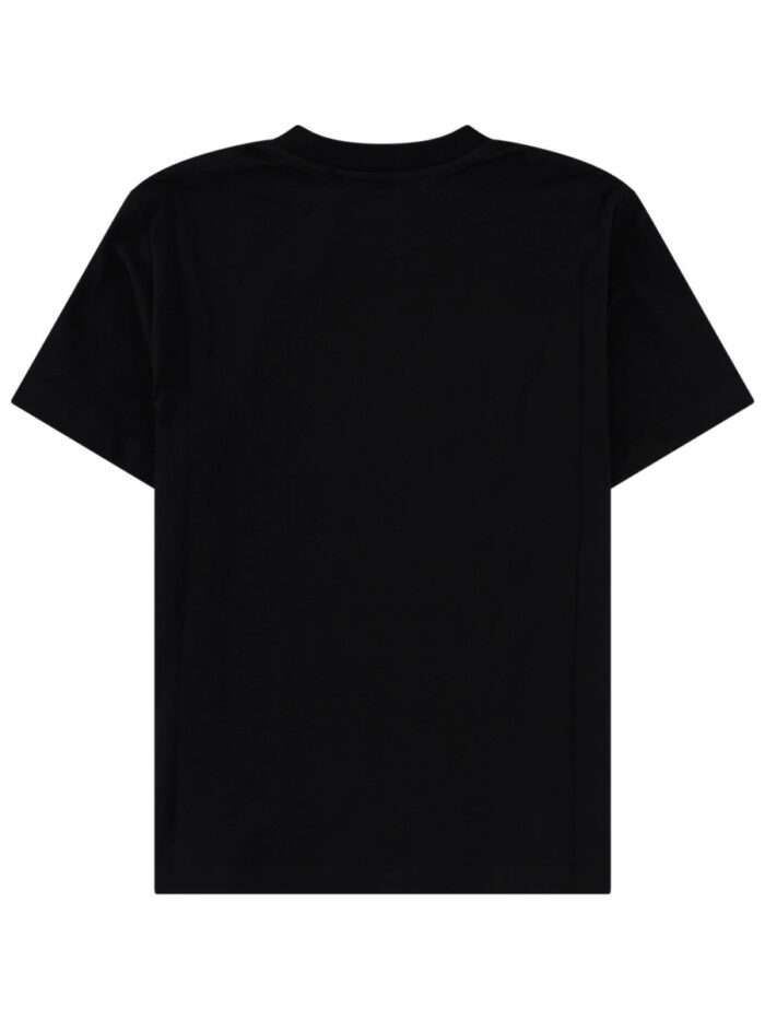 Msgm T-SHIRT CON LOGO RICAMATO IN PIZZO