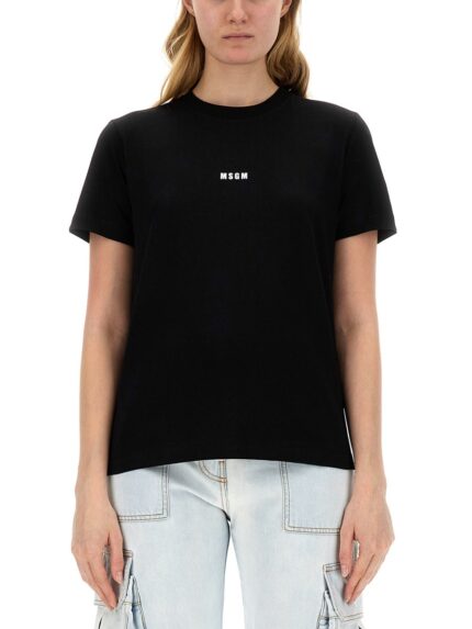 Msgm T-SHIRT CON MICRO LOGO