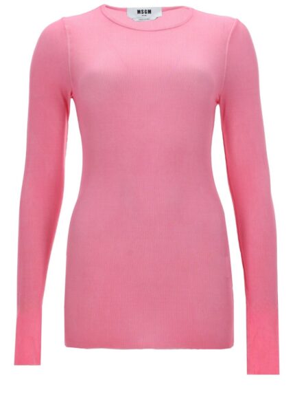 Msgm T-SHIRT IN VISCOSA