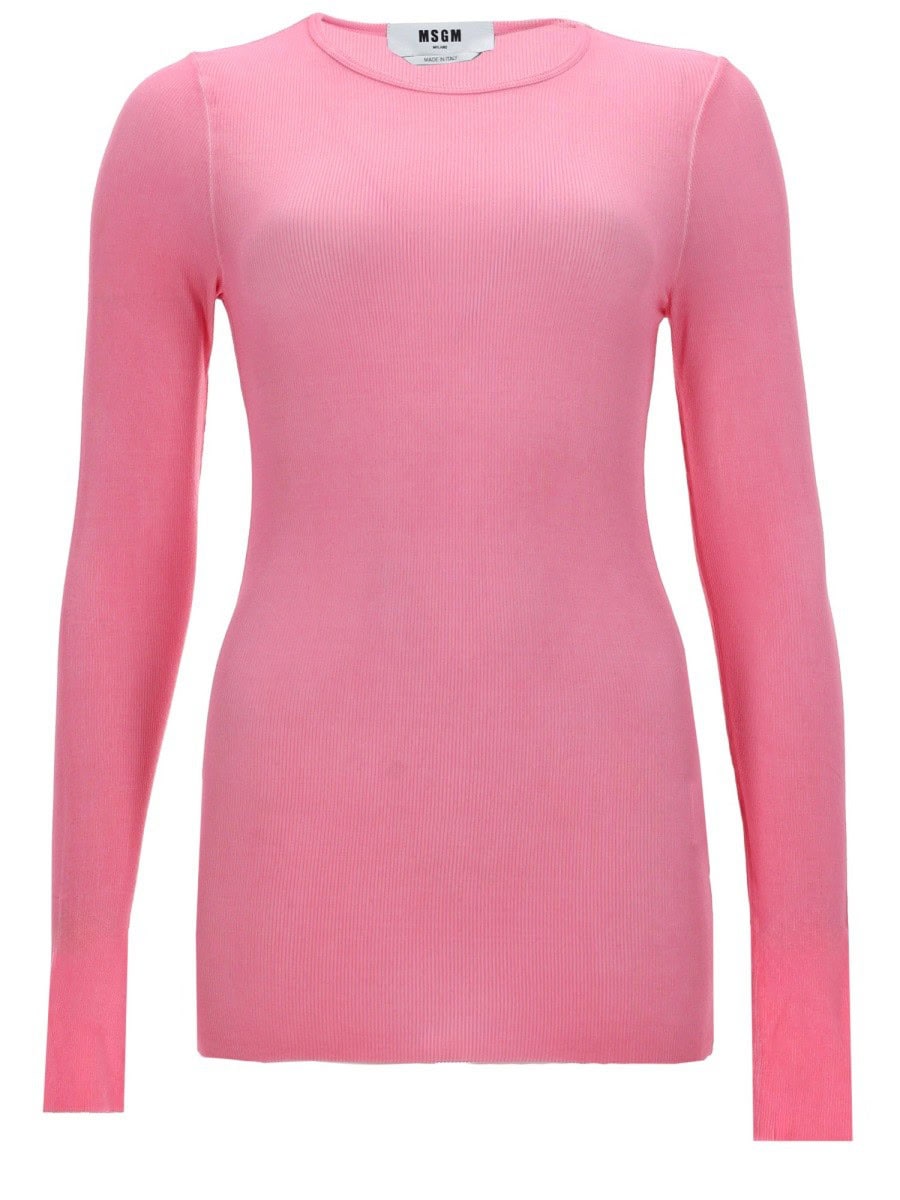 Msgm T-SHIRT IN VISCOSA