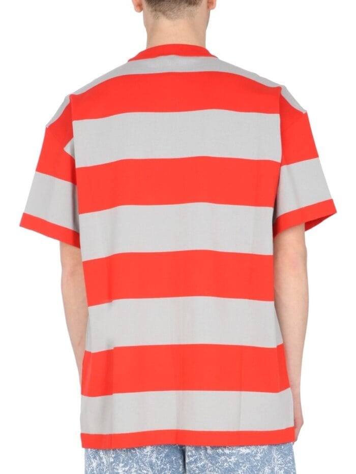 Msgm T-SHIRT WITH EMBROIDERED LOGO
