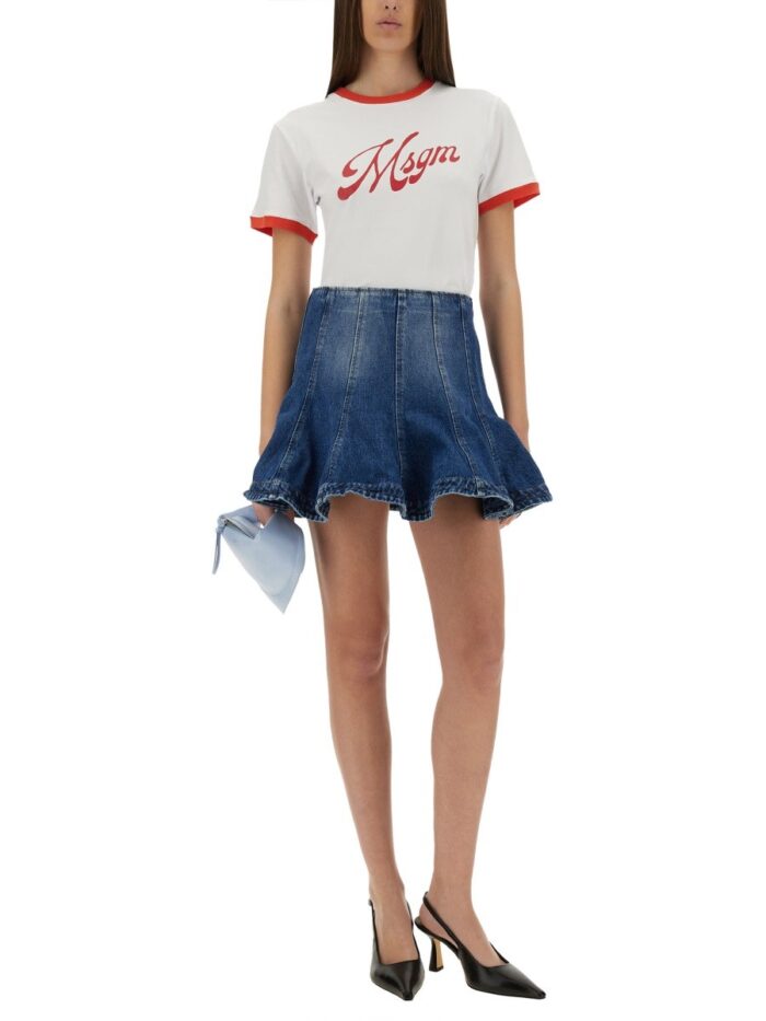 Msgm T-SHIRT WITH LOGO