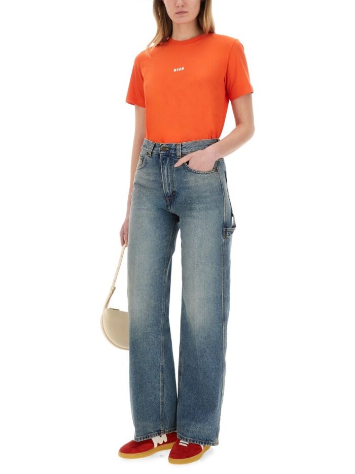 Msgm T-SHIRT WITH LOGO