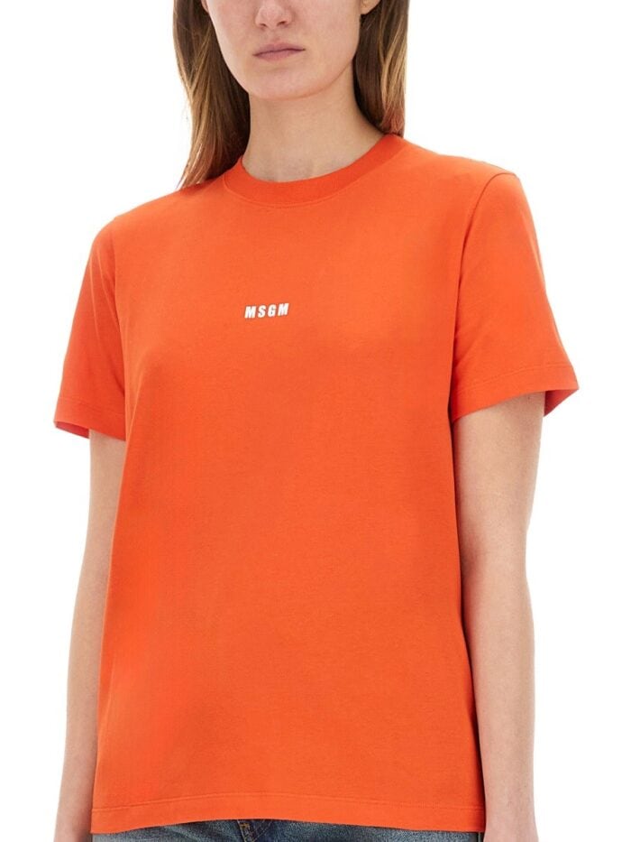 Msgm T-SHIRT WITH LOGO