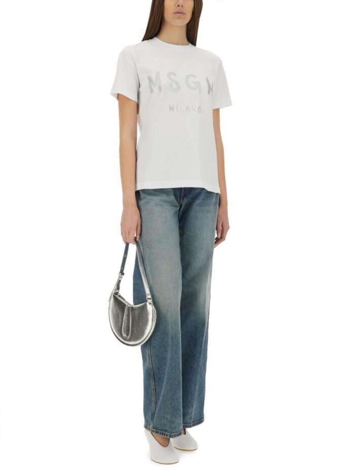 Msgm T-SHIRT WITH LOGO