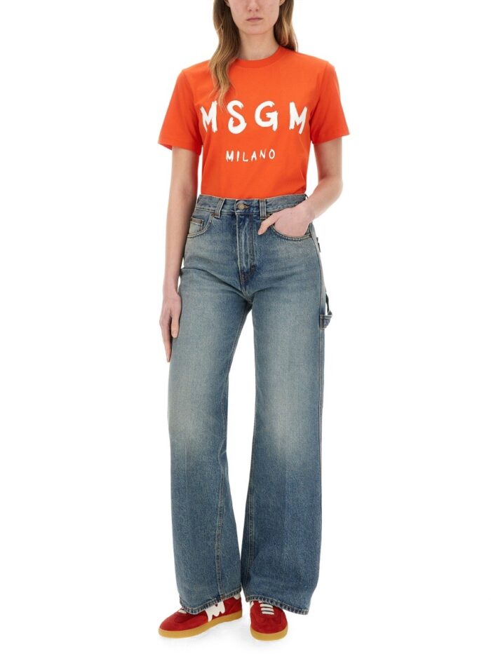 Msgm T-SHIRT WITH LOGO