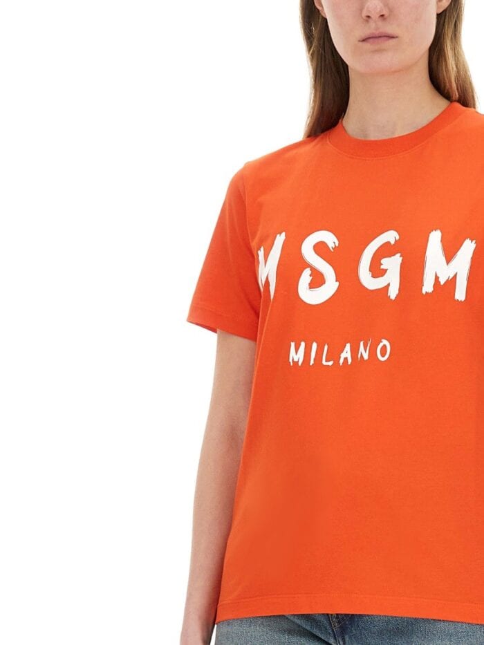 Msgm T-SHIRT WITH LOGO
