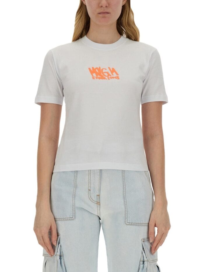Msgm T-SHIRT WITH LOGO
