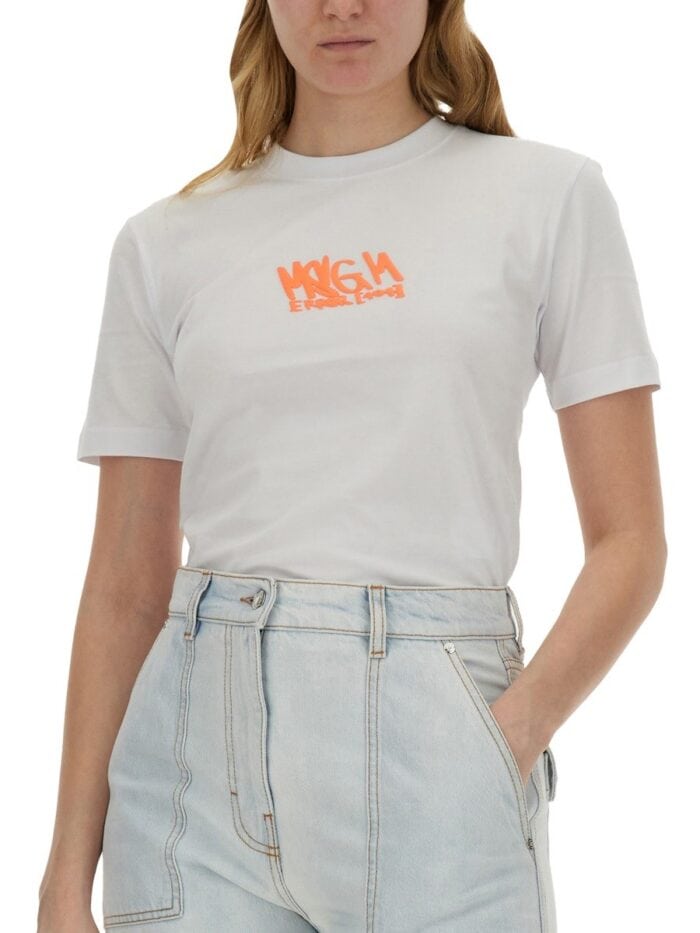 Msgm T-SHIRT WITH LOGO