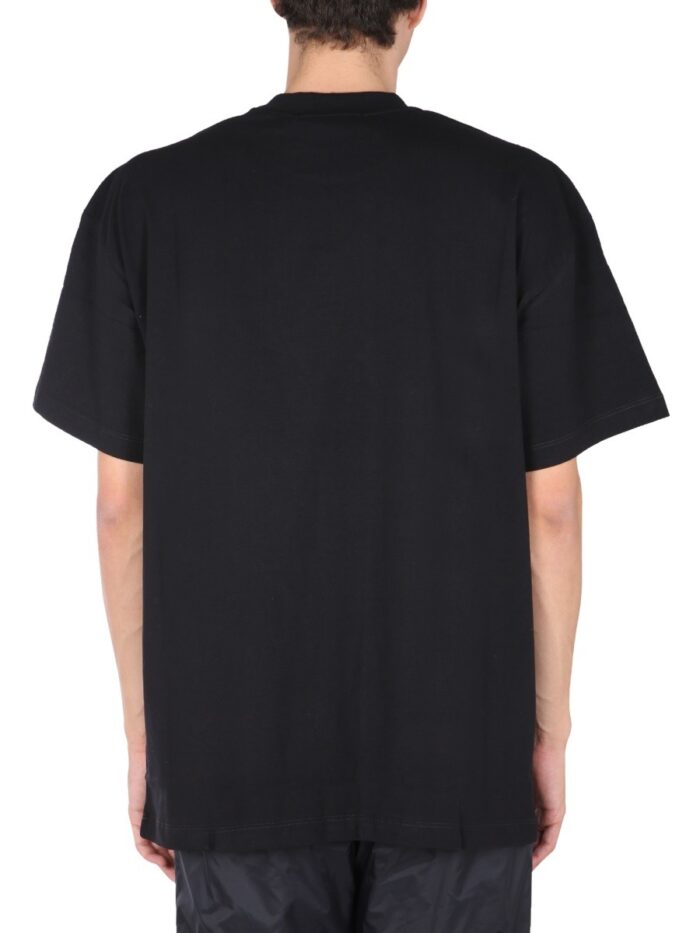 Msgm T-SHIRT WITH VERTIGO PRINT