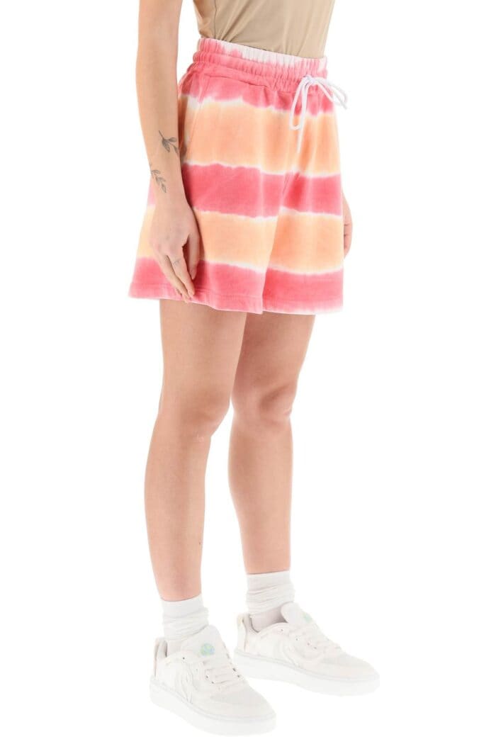 Msgm Tie-dye Jersey Shorts