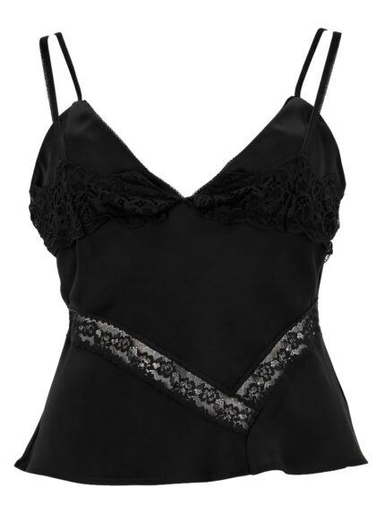 Msgm TOP CON DETTAGLI IN PIZZO