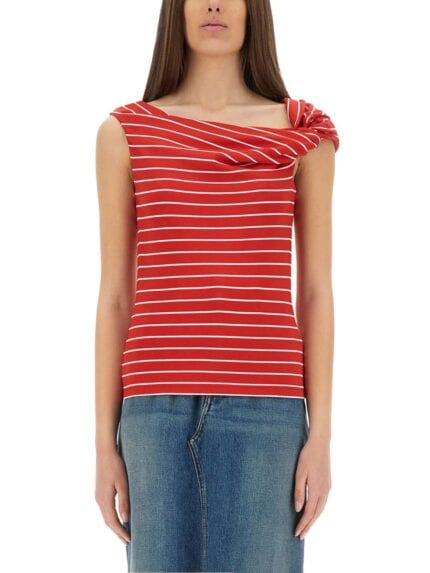 Msgm TOP WITH KNOTTED SHOULDER STRAP