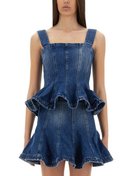 Msgm TOP WITH RUFFLES