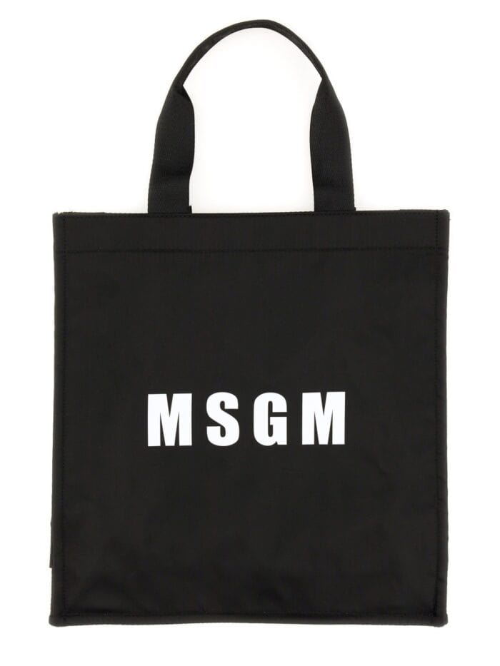 Msgm TOTE BAG WITH LOGO
