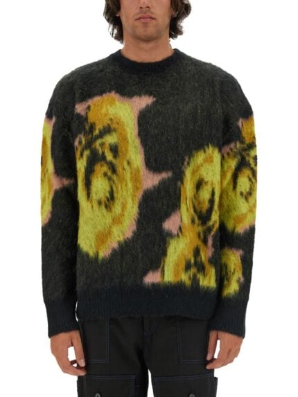 Msgm "UNDERGROUND PIXELLED ROSES" JERSEY