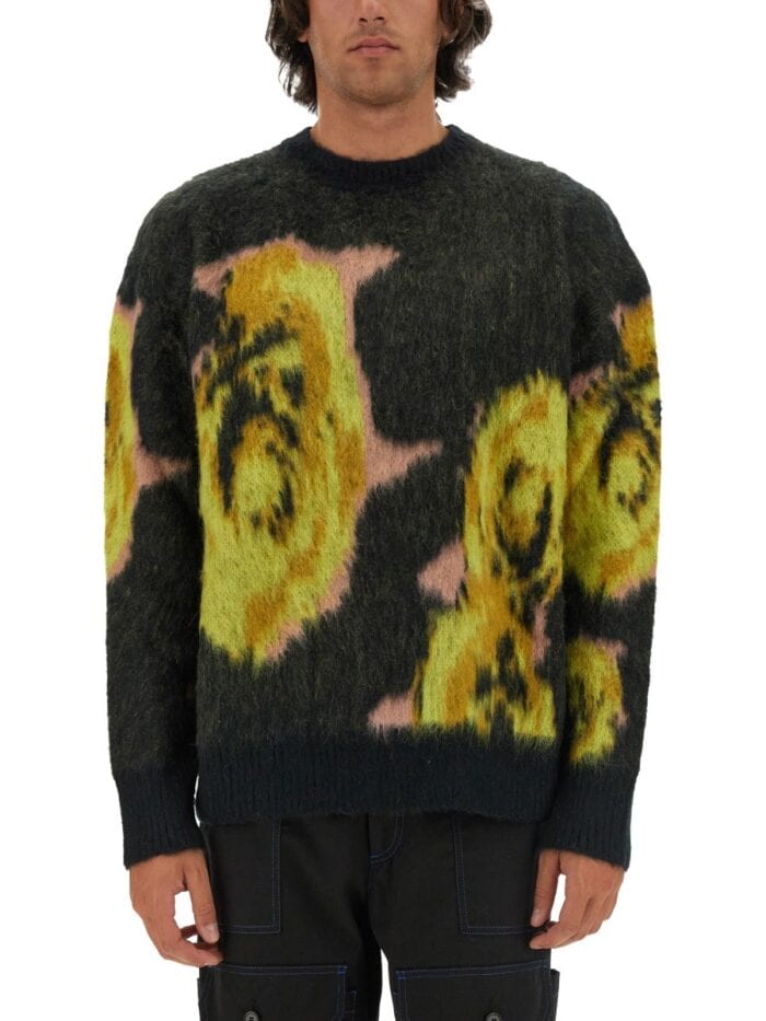 Msgm "UNDERGROUND PIXELLED ROSES" JERSEY
