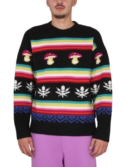 Msgm WOOL CREW NECK SWEATER