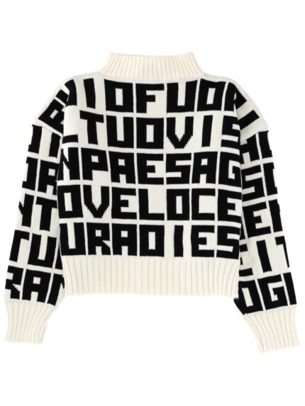 "MSGM X CATERINA FRONGIA" LETTERED SWEATER