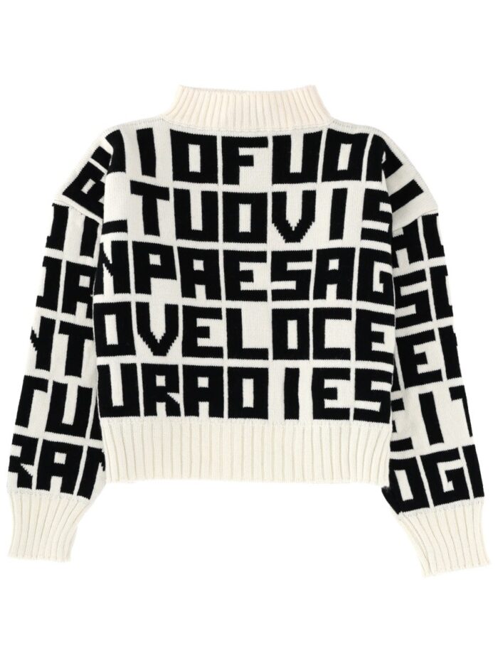 "MSGM X CATERINA FRONGIA" LETTERED SWEATER