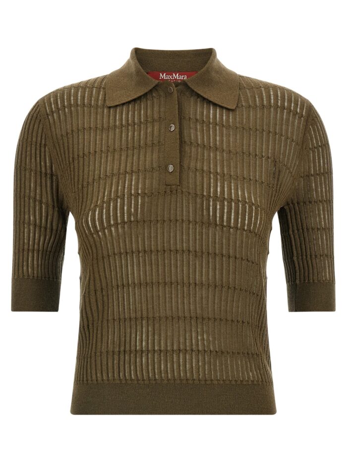max mara studio 'mstgallo' polo shirt MAX MARA STUDIO 'MstGallo' Polo Shirt