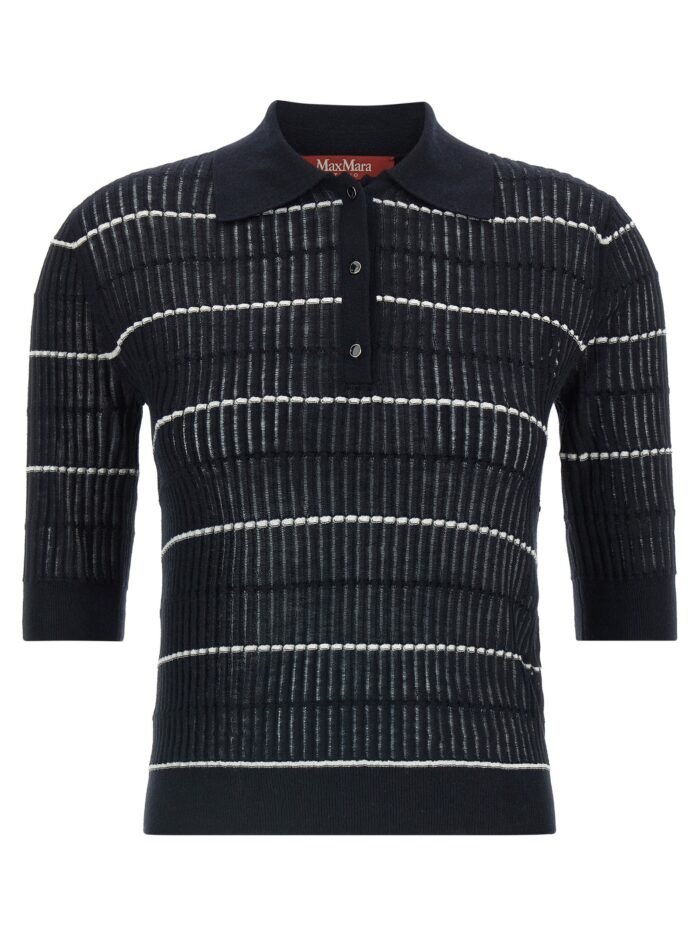 max mara studio 'mstgallo' polo shirt MAX MARA STUDIO 'MstGallo' Polo Shirt