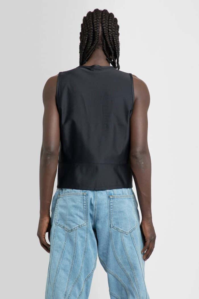 MUGLER Corseted Tank Top