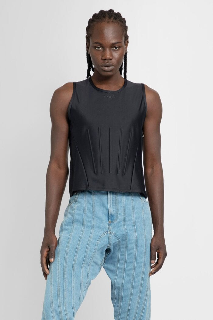 MUGLER Corseted Tank Top