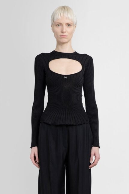 MUGLER Cut-out Sweater Top