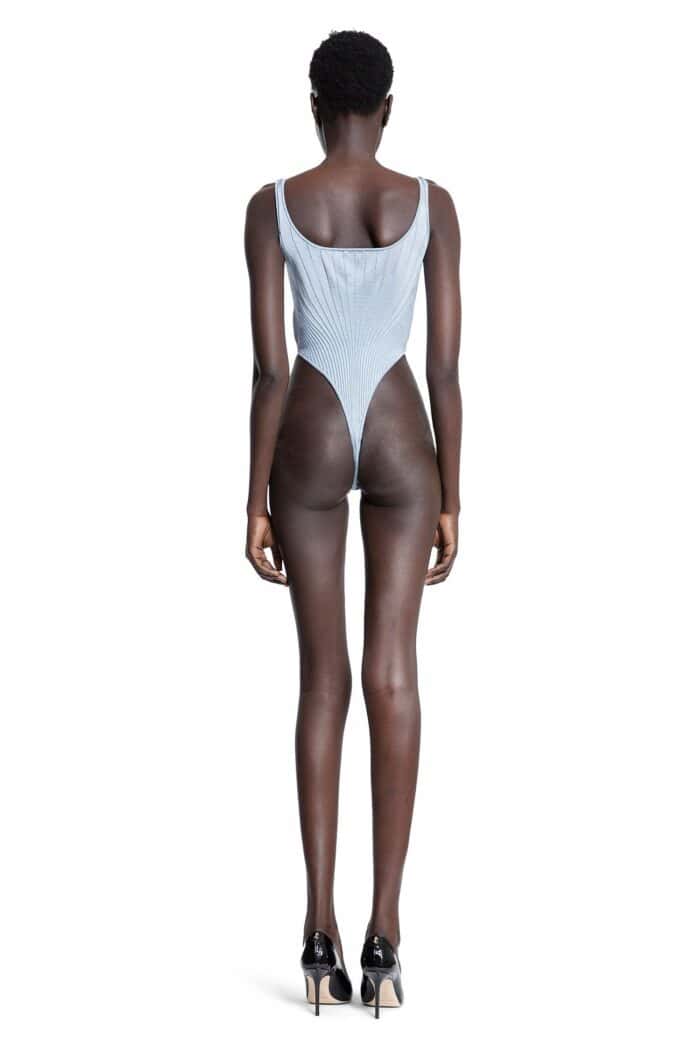 MUGLER Knit Tank Bodysuit