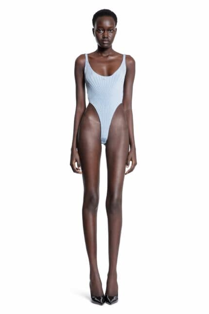 MUGLER Knit Tank Bodysuit