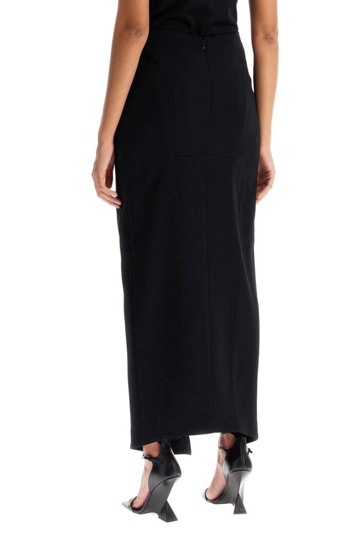 MUGLER Long Skirt With Piercing Detail