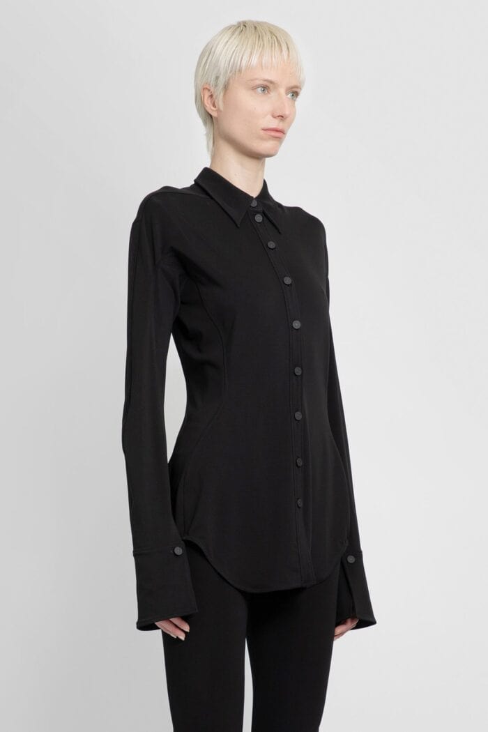 MUGLER Long Sleeve Jersey Shirt