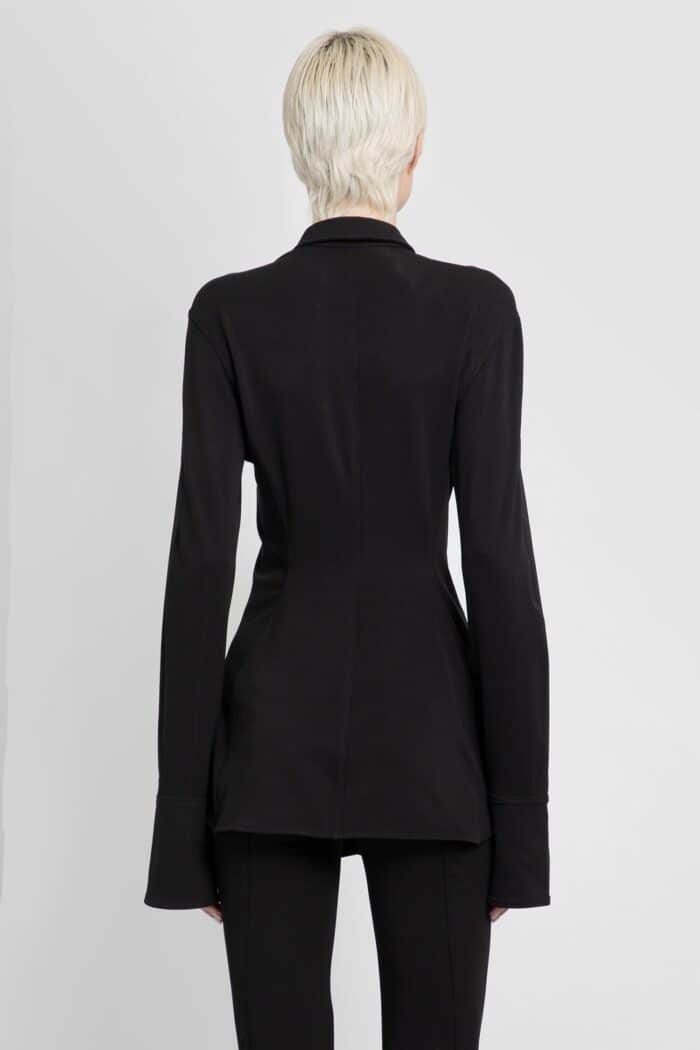 MUGLER Long Sleeve Jersey Shirt