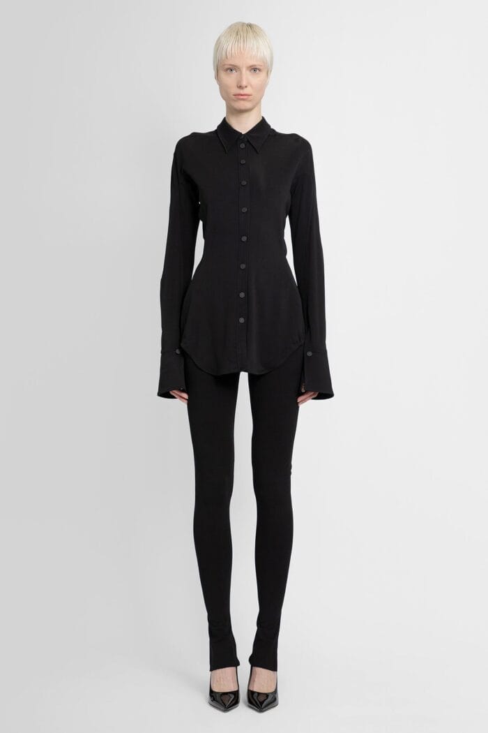 MUGLER Long Sleeve Jersey Shirt