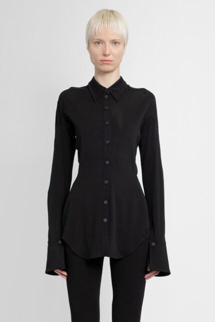 MUGLER Long Sleeve Jersey Shirt