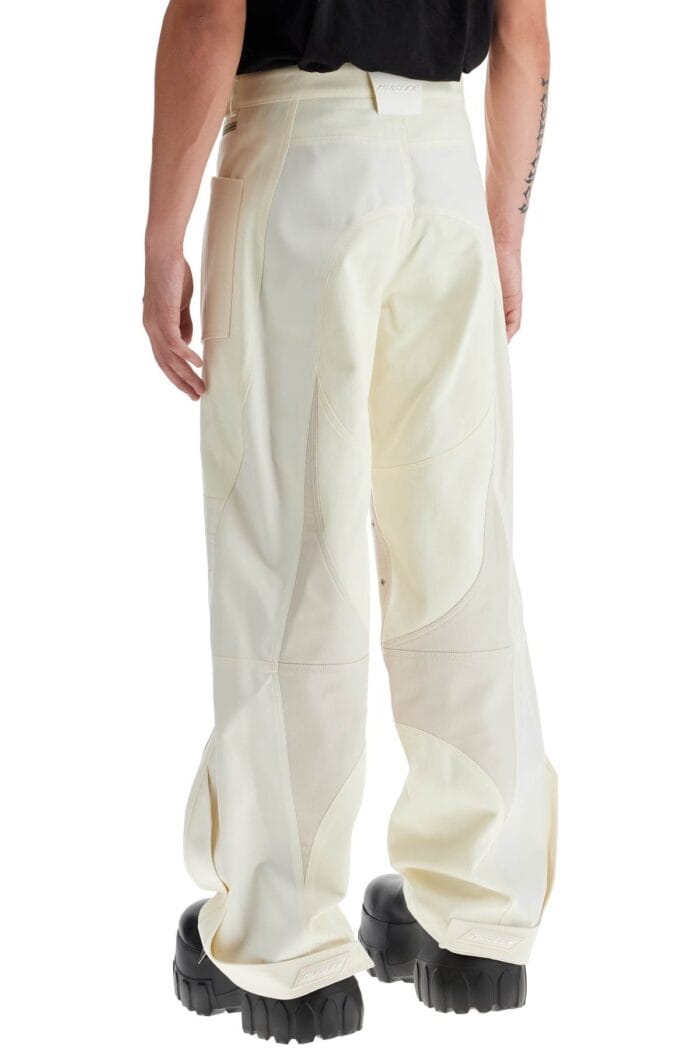 MUGLER Patchwork Cargo Pants With