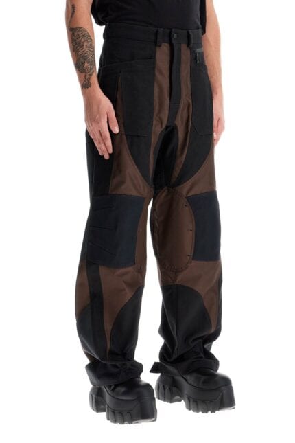 MUGLER Patchwork Cargo Pants With