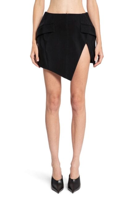 MUGLER Slitted Mini Skirt