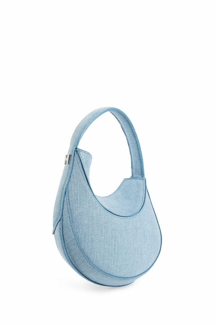 MUGLER Spiral Curve 02 Mini Denim Bag