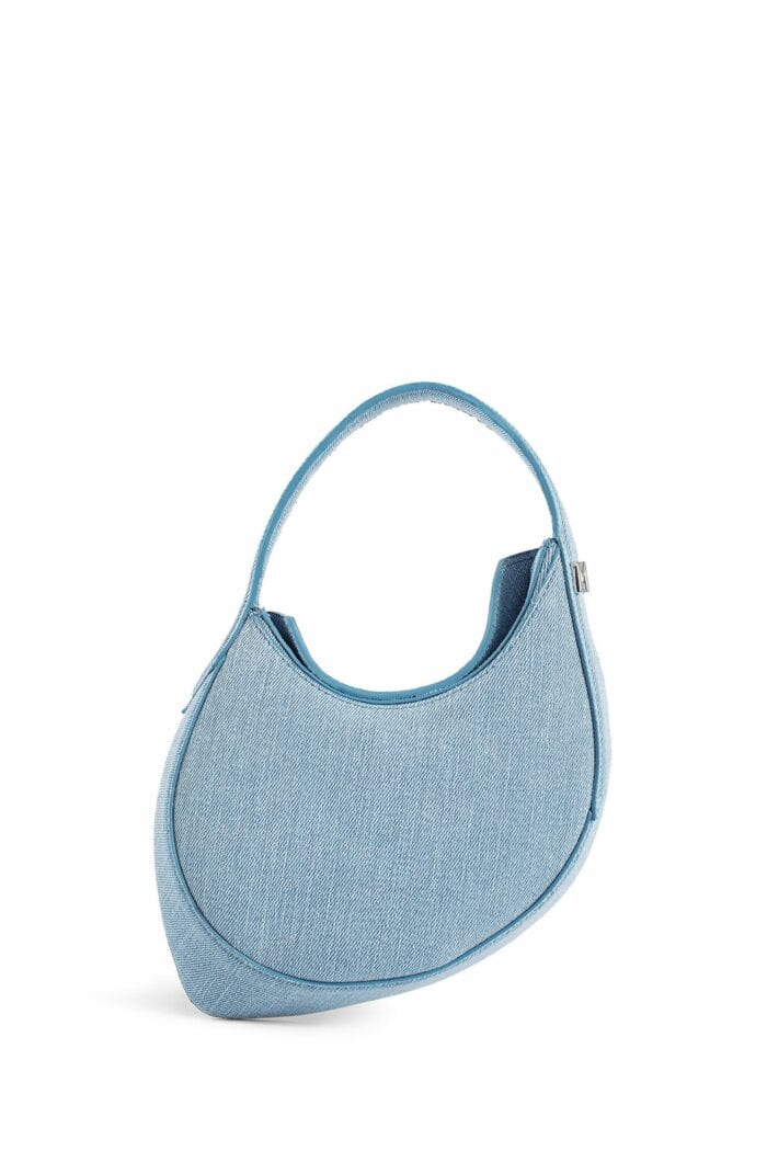 MUGLER Spiral Curve 02 Mini Denim Bag