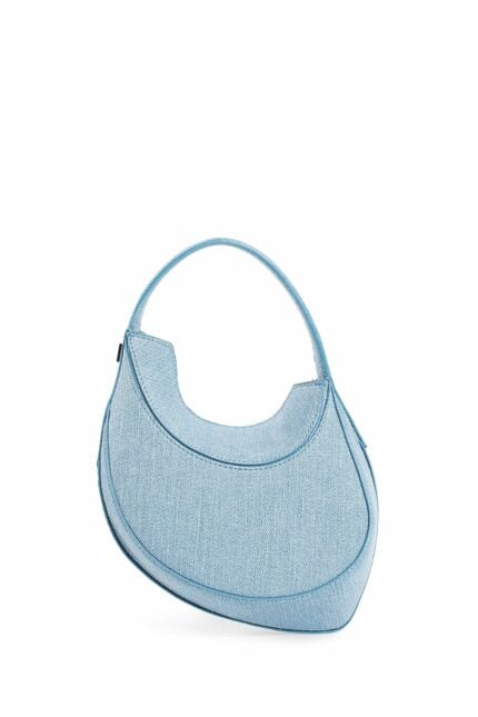 MUGLER Spiral Curve 02 Mini Denim Bag