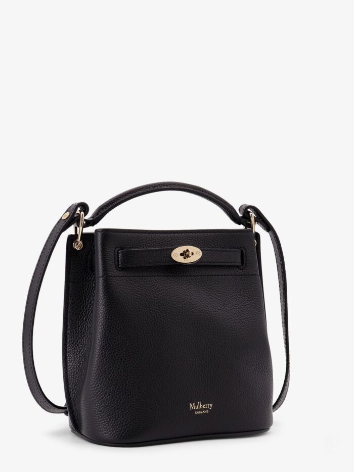 MULBERRY Islington Leather Bucket Bag With Logo