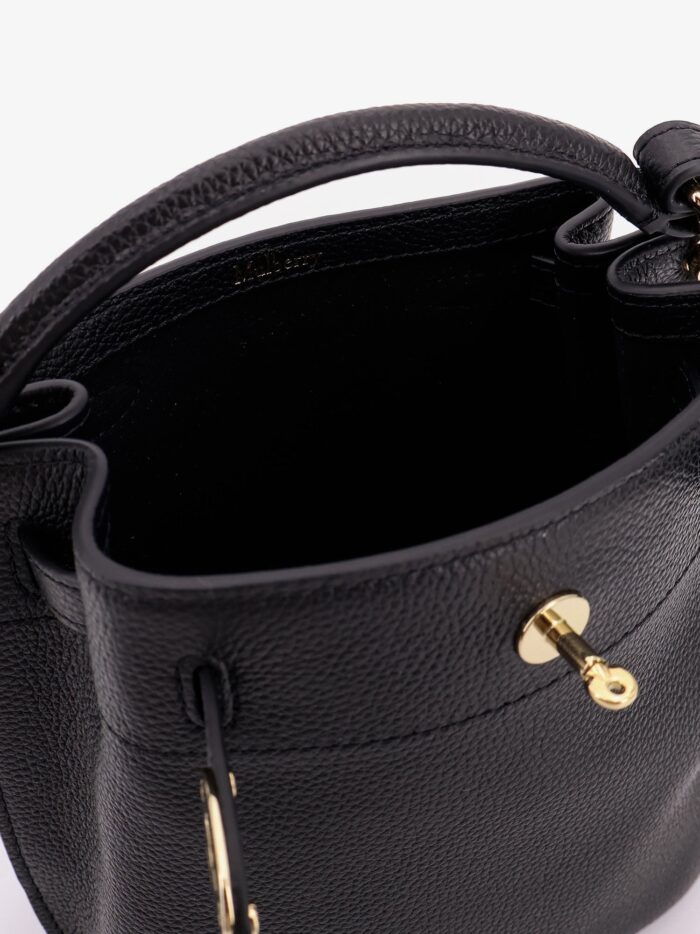 MULBERRY Islington Leather Bucket Bag With Logo